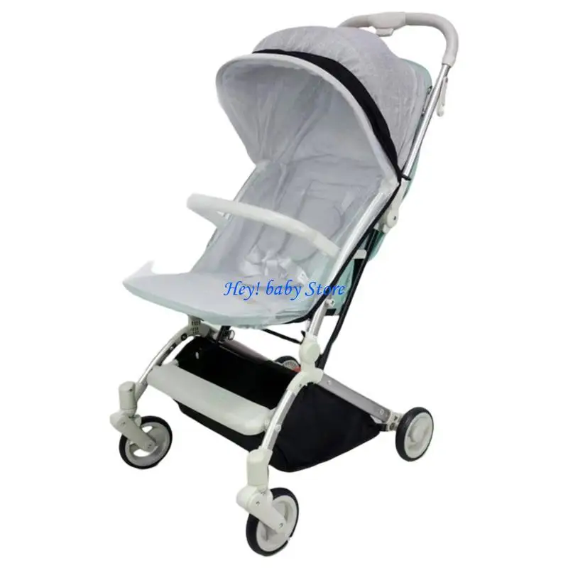 Q1FE Full Coverage Net Pushchair Canopy Breathable Insect Netting Cover Strollers Insect Net Baby Net for Pushchair