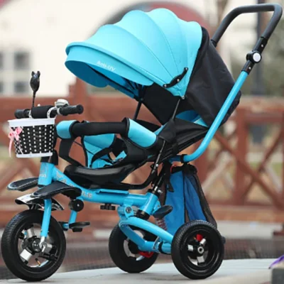 Three-wheeled Baby Stroller Children's Tricycle Kids Bike Infant Tricycle 3 Wheel Bicycle Toddler Trike Boys Girls Birthday Gift
