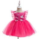 1 2 3 Years Baby Girls Halloween Dress Cute Cartoon Pumpkin Lamp Cosplay Little Princess Girls Dress Party Gift Kids Clothes