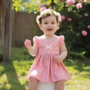 Sanlutoz Soft Summer Baby Girls Dress Cotton Princess Kids Dress Plaid